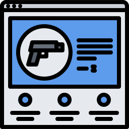 Gun shop icon