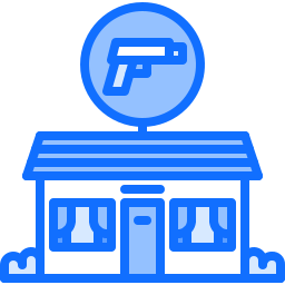 tienda de armas icono