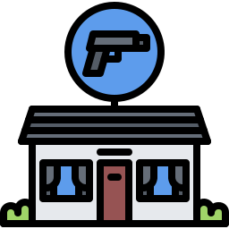 Gun shop icon