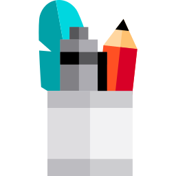 Pencil case icon