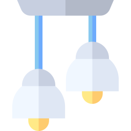 Ceiling lamp icon