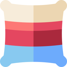 almohadas de cama icono