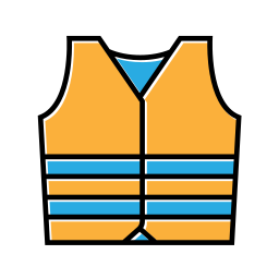 Construction vest icon