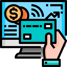 Online payment icon