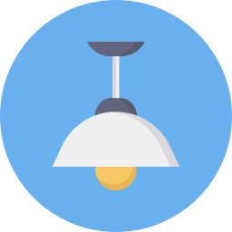 lampada da soffitto icona