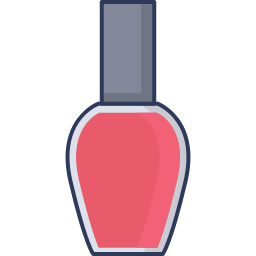 bouteille de vernis à ongles Icône
