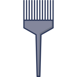 Hair dye brush icon