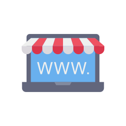 Online shop icon