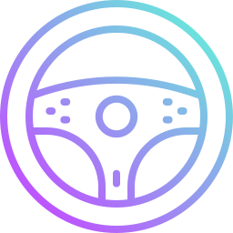 Steering wheel icon