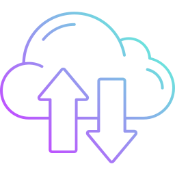 Cloud data icon