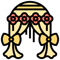 Wedding arch icon