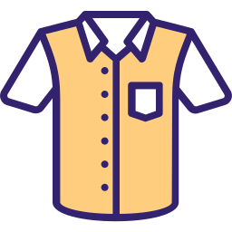 camisa manga corta icono