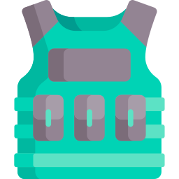 Bulletproof vest icon