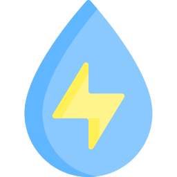 energía del agua icono