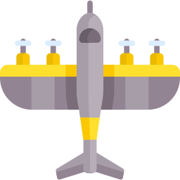 avião de combate Ícone
