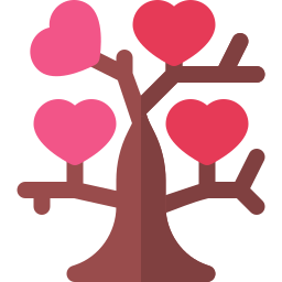 drzewo miłości ikona
