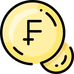 Swiss franc icon