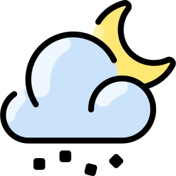 Cloudy night icon