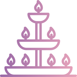 Oil lamp icon