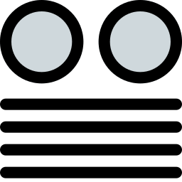 円形のアウトライン icon