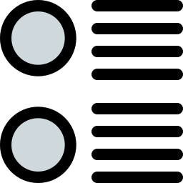 forma circular icono