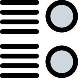 contorno circular icono
