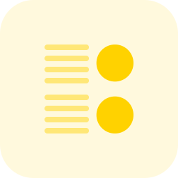 Circular outline icon