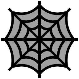 Spider web icon