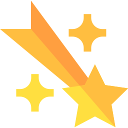 Shooting star icon