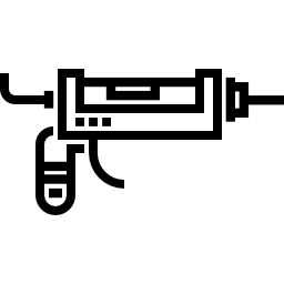 pistola de calafateo icono