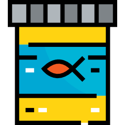 Fish food icon