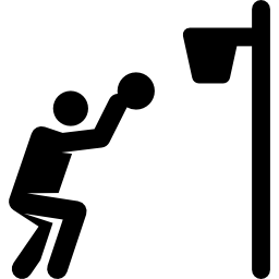 joueur de basketball Icône