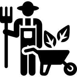 contadino icona