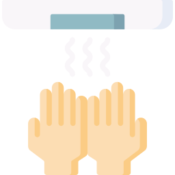 Hand dryer icon