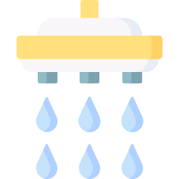 alcachofa de la ducha icono