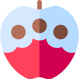 Caramelized apple icon