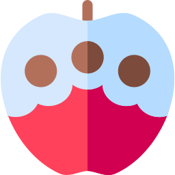 maçã caramelizada Ícone
