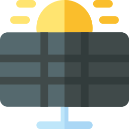 Solar energy icon