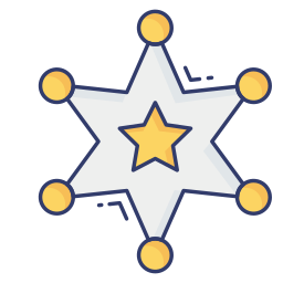 Police badge icon