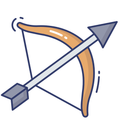 Bow and arrow icon