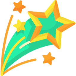 Shooting star icon