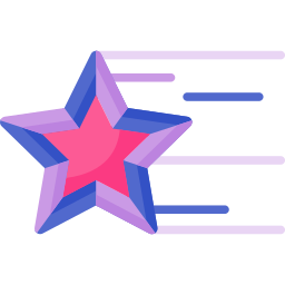 Shooting star icon