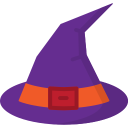 chapéu de bruxa Ícone