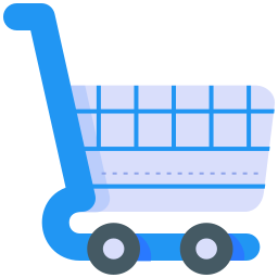 Trolley cart icon