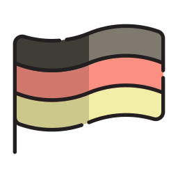 bandera alemana icono
