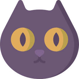 Black cat icon