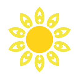 luz del sol icono