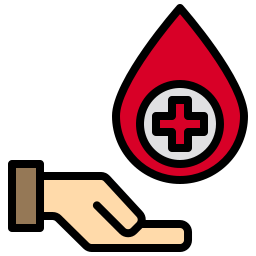 Blood donation icon