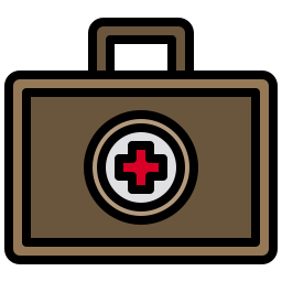 First aid kit icon