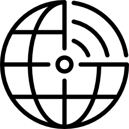 Earth globe icon